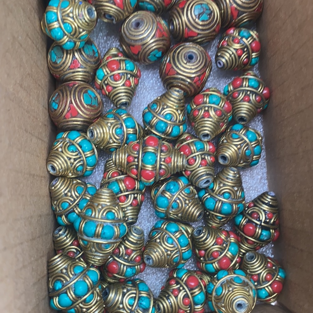 Vintage Tibetan Beads - Picture 3 of 3